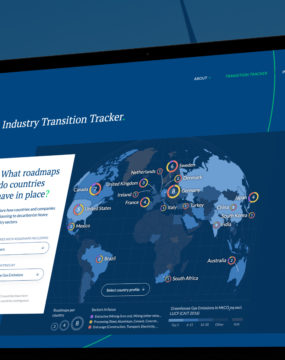 screenshot of the updated Transition Tracker
