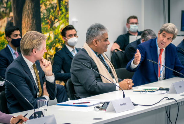 Sweden, India and U.S. representatives at the LeadIT Summit at COP26