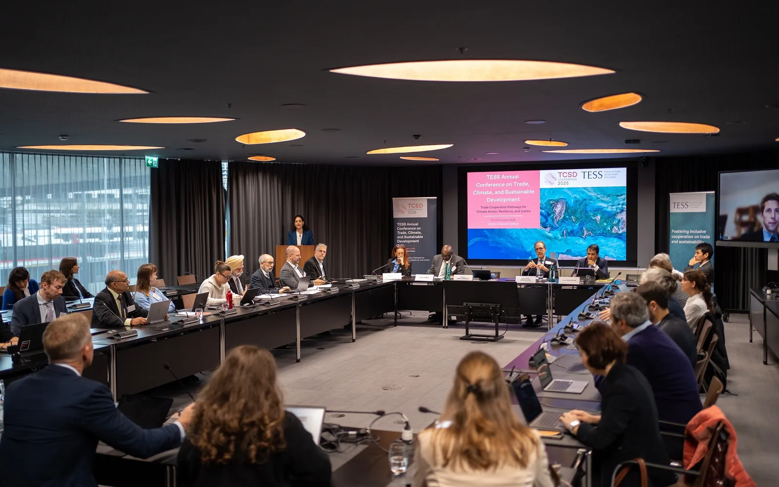 "Trade Cooperation Pathways for Climate Action, Resilience and Justice" TESS Conference. Photo: TESS