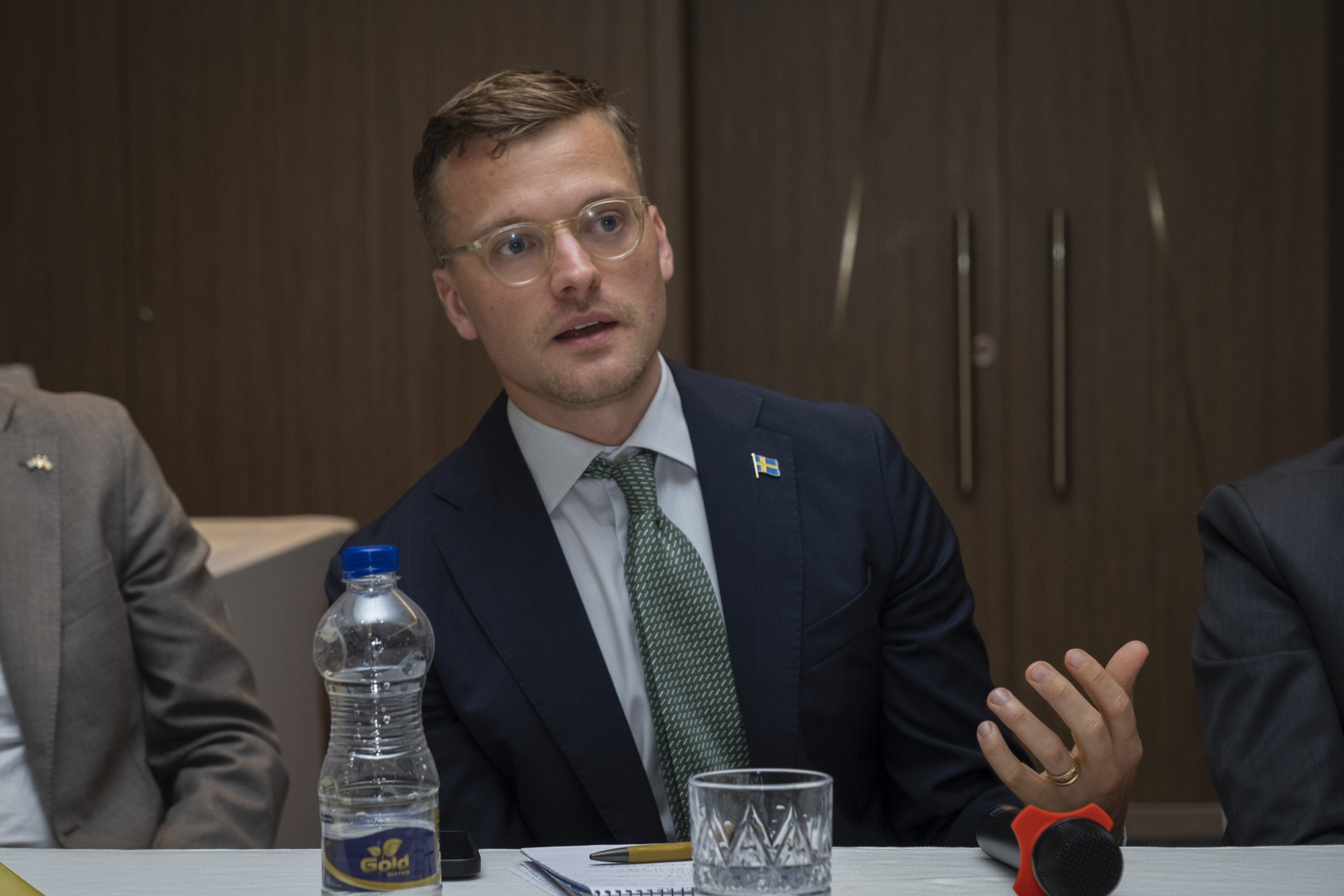 Hampus Holmer, Embassy of Sweden, Ethiopia. Photo: Geremew Tigabu