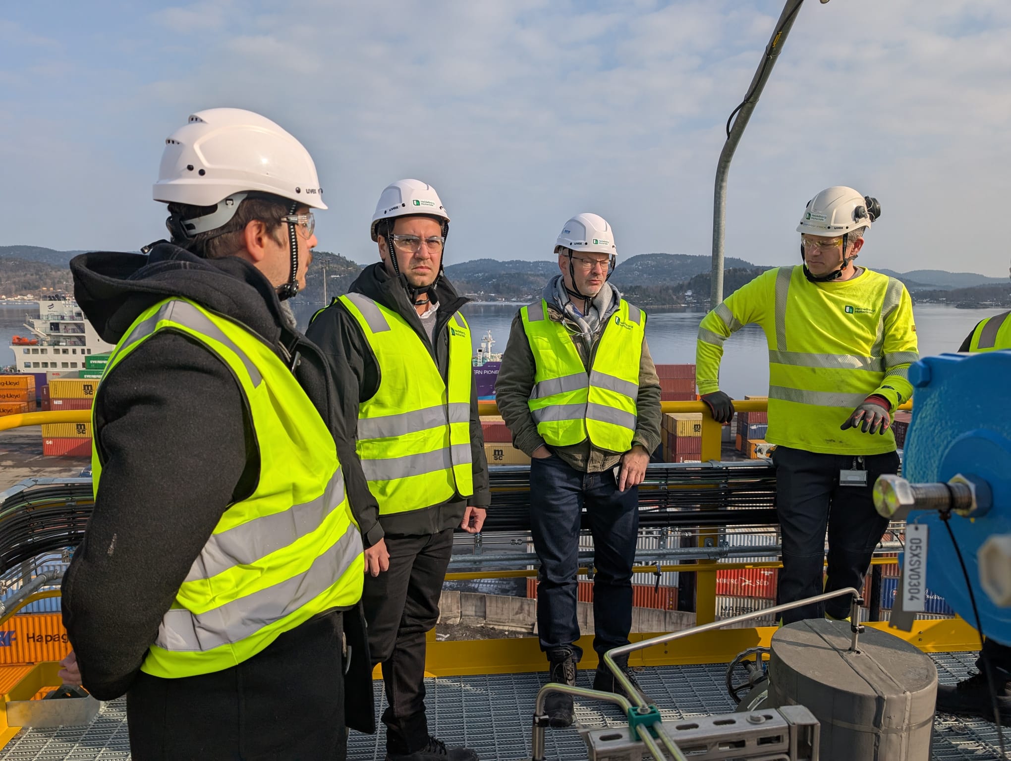 The world's first industrial-scale CCS at a cement plant, Heidelberg Materials, Brevik. Jane Birch/LeadIT